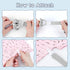 Holder,2 Pack TYRY.HU Ribbon Baby Pacifier Clips Binky Paci Holder Clips, Pacifier Leash for Baby Boys Girls,Soft Strap
