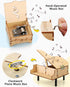Poraxy 4 Set STEM Kits for Kids Ages 8-10, Music Box, Robot 3D Puzzle Educational Projects, Birthday Gifts for Boys &