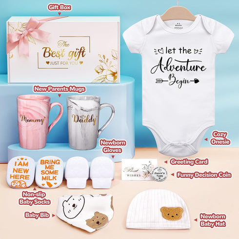 Mommy, Guiseapue New Mom Gifts: Gender Reveal Gift for Parents to Be, Baby Shower Gift for Mama to Be, Pregnancy