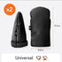 Baby Uma Stroller Gloves Hand Muff - Supersoft Fleece-Lined Faux-Leather Stroller Mittens, Water-Resistant & Universal