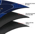 70 35 Inch 8 (70 35 Inch-Blue) x Poker Mat, Players Texas Hold'em Poker Rubber Mat Poker Topper for Tables, Folding