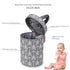 Wedhapy 5.5x7.5 Inch Breastmilk Cooler Breastmilk Storage Bag Cylindrical Cooler Bag with Zipper Closure & Adjustable