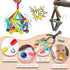 Magnetic Blocks Kids Toys, 64Pcs Large Magnetic Building Sticks for STEM Learning, Includes 2 Cars