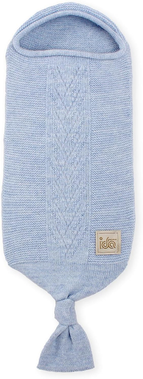 Cocoon Baby Blanket Soft Hattush Yarn Baby Swaddle Sack (Stone)