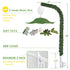 3-Mode Dinosaur Crib Mobile Grey and Green Dino Baby Crib Mobile with Music Box, Jurassic Dreams Baby Mobile for Boys