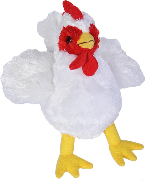 Wild Republic Chicken Plush, Stuffed Animal, Plush Toy, Gifts for Kids, HugEms