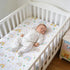 52x28 Inch JISEN Baby Crib Sheets Soft Breathable Rainbow Fitted Crib Sheets for Standard Crib and Toddler Mattress