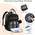 Diaper Bag Backpack, Baby Essentials Diapers Bag with Pacifier Case, Stylish Large Capacity Travel Backpack for Baby