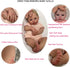 Zero Pam 19" Realistic Reborn Baby Doll Girl - Lifelike Soft Silicone Vinyl, Handmade Weighted Toddler Toy