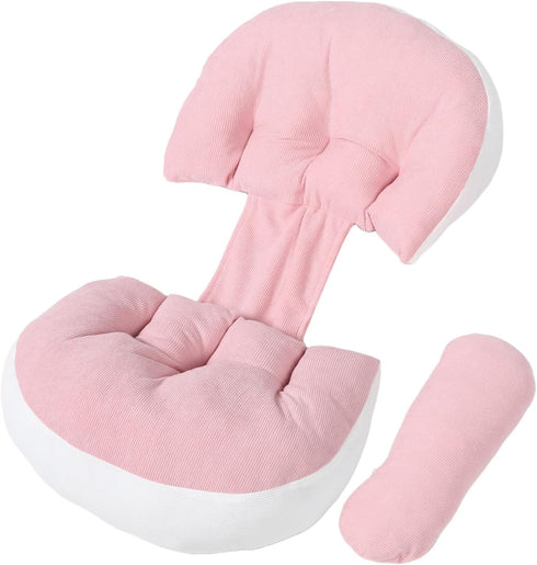 Maternity Pillow U Shaped for Pregnancy Support Ergonomic Side Sleeping Belly Cushion