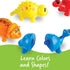 Learning Resources Snap-n-Learn Matching Dinos - 18 Pieces, Toddler Fine Motor Toys, Counting & Sorting