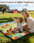 50x50, Foam Baby Play Mat Removable and Machine Washable Cover, Thicken Cushioning Playmat and Perfect for Playpen