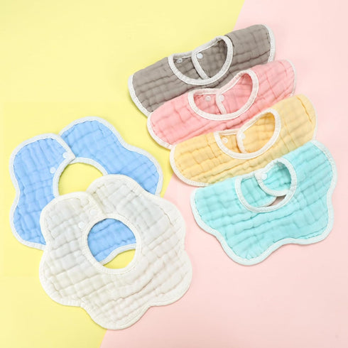 Accmor Muslin Baby Bibs Baby Bandana Drool Bibs for Unisex Boys Girls, Cotton Baby Drool Bibs for Teething Drooling