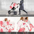 Zhbvncp Flamingo Sign Baby Car Seat Cover & Breastfeeding Nursing Cover - Breathable Stretch Fabric Multi-Use Nursing