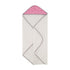 3 Pack GS71729 Cudlie Buttons & Stitches Baby Girl Rolled/Carded Hooded Towels in Blooming Elephant Print