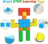 1.41 inch Magnetic Blocks for Toddlers, Large Building Blocks for Kids Age 3-5, STEM Magnetic Cubs Toy for Christmas