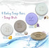 Set 4 of Organic Baby Soap Bars - Lavender-Chamomile, Goat Milk-Honey, Unscented, Greek Yogurt - Coconut Milk - All