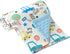 iEvolve Baby Nursery Bed Blankets Ultra Soft Double Layer Mini Blanket Minky