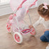 Badger Basket Toy Doll Folding Three Wheel Stroller for 22 inch Dolls - Pink/Gingham