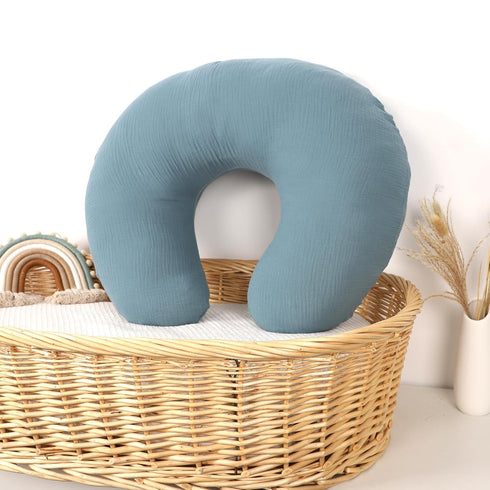 2 Pack, Hooyax Muslin Nursing Pillow Covers Soft and Breathable Nursing Covers for Breastfeeding Pillows, Adorable