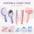 Set Set SMILESSKIDDO Hair Salon Toys for Girls - Pretend Play Hair Styling Toy with Realistic Blow Dryer, Hair