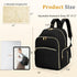 Backpack Backpack 16 Mommy miss fong Diaper Bag - Baby Diaper Bag with Diaper Changing Pad Quilted Travel Diaper