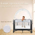 Generic Crib Tent to Keep Baby from Climbing Out - Crib Net to Keep Baby in - Mesh Crib Climbing Prevention, Pop Up