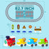 Set 3-5 4-8 Set 3 4 5 6 7 8+ Electric Train for Toddlers with Train Tracks Lights Up Steam Sign Realistic Music Sound