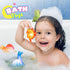 Baby Bath Toys for Toddlers 1-5, 6 Packs Light Up Floating Dinosaur Toys for Kids 1-5 Year Olds Boys Girls Birthday for Babies Age 1-5 Sensory Toys Preschool Bathtub Pool Shower Games