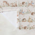 Selgkds 50x60inch Pastel Animals Bows Floral Mushroom Baby Blankets for Girls Boys Cute Bear Deer Bunny Hedgehog