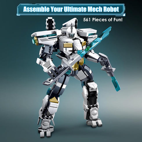 Sets 561 14+ Mech Robot Building Easter PCS Transforming Mecha Robot Model Kit Creative Building Display Gift Christmas