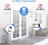 HelloBaby 6IPS 4000mAh 2-Way Large Screen, Video Baby Monitor with Upgraded Battery, Talk, Night Vision, Pan-Tilt-Zoom
