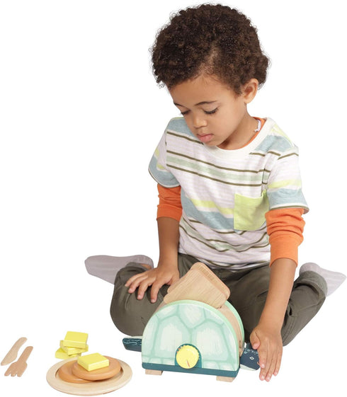 Set Manhattan Toy Toasty Turtle Toddler & Kids Pretend Play Cooking Toy