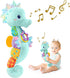 Infant Baby Musical Stuffed Animal Activity Toys, Multi-Sensory Crinkle, Rattle, Textures for Newborns 0-12 Months,
