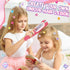 24 3 4 5 6 7 8 Aooess Hair Gem for Girls Styling Tool Kit: Hair Gem Stamper Reusable Rhinestones, Gems Stapler