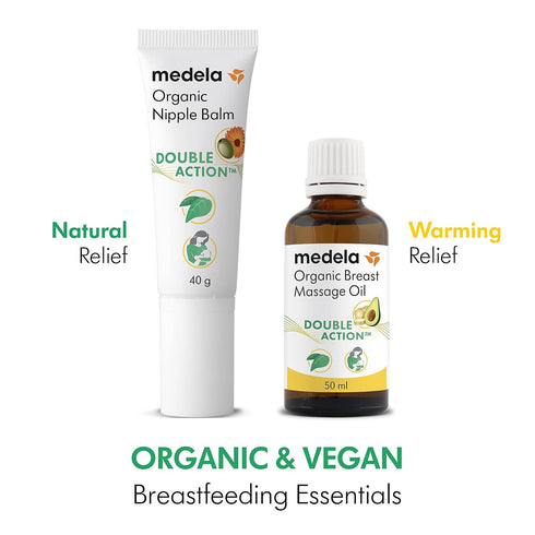 Medela Organic Breast Massage Oil for Nursing Mothers, Relieves Tenderness, 1.69 fl. oz.