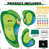 Set TOY Life Chipping Golf Game Mat Indoor Outdoor Games for Adults and Family Kids Outdoor Play Equipment Stick Chip