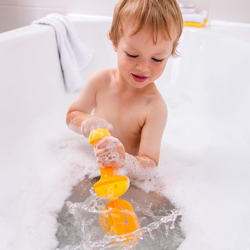 HABA Toddler Bath Toys: Bubble Bath Whisk for Sensory Play, Bubble Maker for Bathtub and Fun Beach and Water Toys