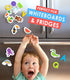 Set 78 52 26 Curious Columbus Magnetic Objects and Letters. of Foam Magnets Including Pictures and Uppercase Alphabet