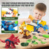 3, 4, 5, 6, 7 Dinosaur Toys for Year Old Boys, Take Apart Toys with Electric Drill for Kids, STEM Educational