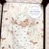 Stretchy Ultra Soft Jersey Knit Fitted Pack n Play Sheets 3 Pack, Portable/Mini Crib Sheets for Girls, Universal Fit for Pack N Plays Safe and Snug, Beautiful Blush Pink Floral and Cute Animals Print by GRSSDER