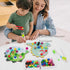 Montessori Wooden Clip Bead Board Game, Fine Motor Skills Toys for Boys and Girls Ages 3-5 (Chicken) MC-189