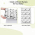 Boy,28 x52,White Music Themed Fitted Crib Sheet,Standard Crib Mattress Fitted Sheet Toddler Bed Mattress Sheets-Baby