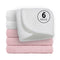 Cagreex Reusable Organic Baby Washcloths Set: 6 Packs 10 * 10 Ultra Soft