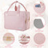 Jaffzora Momcozy M5/S12 Pack, Wearable Breast Pump Bag with Cooler Compartment Compatible with Pro, Elvie & Medela Pump