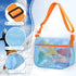 Beach,3Pcs Swimming Shell Bags for Seashell Collecting Bag with Adjustable Shoulder Straps, Beach Mesh Bag for Storing