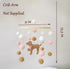 Goukurlsma Baby Crib Mobile for Girls Boys Dog Theme Baby Mobile for Crib Mobile for Bassinet with Felt Ball, Pink