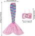 UNICORN ELEMENT 5 Pcs Mermaid Tail Clothes for 11.5 Inch Girl Doll, Summer Dress Swimsuit, NO DOLL Included