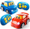 WATUDOU Remote Control Car for Toddlers 1-3 2-4 3-5, 2 Pack Cartoon 2.4