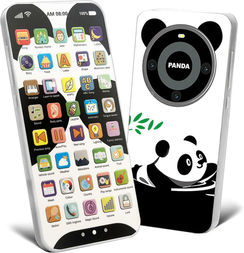 Uibyt Kids Phone with 10,000+ Educational Content, Rechargeable Toddler Learning Phone with Music